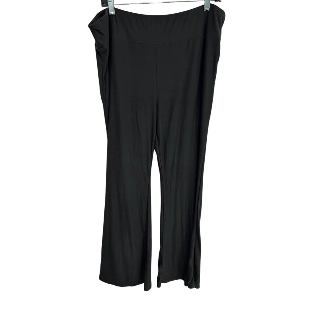 No Boundaries Womens Black Wide Leg Pull On Pants Sz XXXL